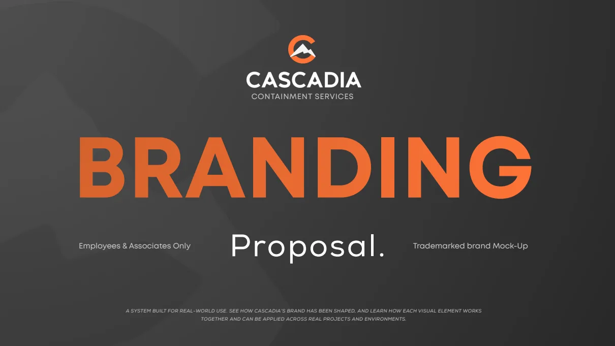 Cascadia approved brand proposal cover
